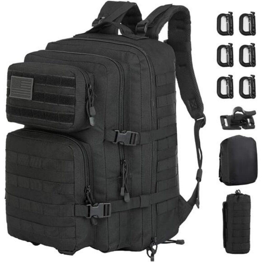 Tactical backpack 45L molle military assault pack bug out bag waterproof